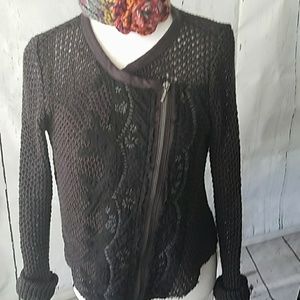 Free People Zip Cardigan